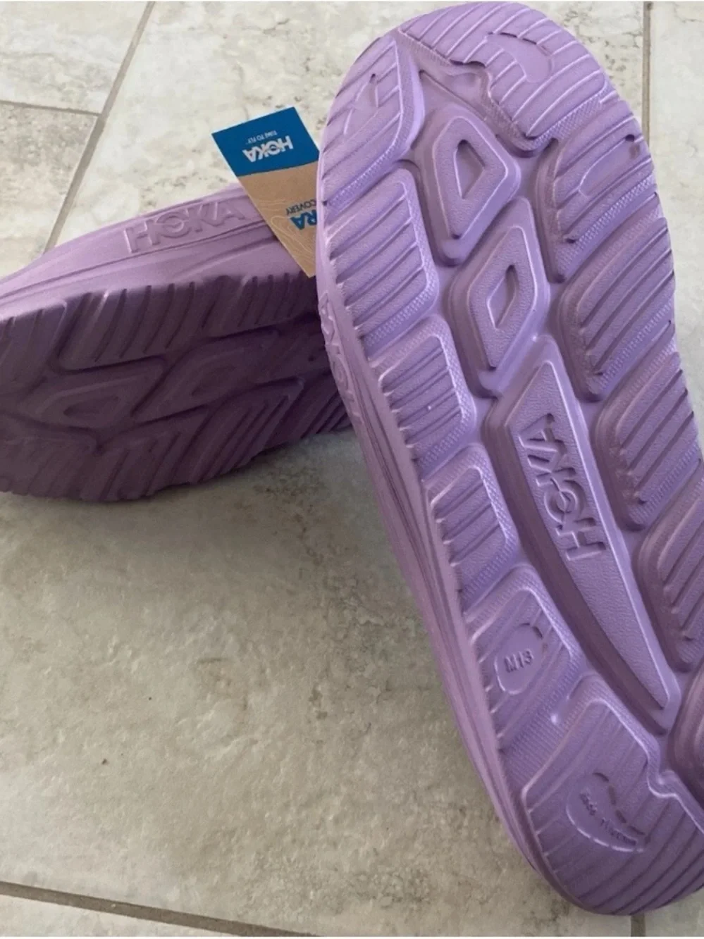 Hoka Ora Recovery Slide 3 Violet Bloom Purple 1135061-VBVBL Men’s Sz 13